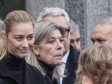 Carolina de M&oacute;naco en el funeral de Fernanda Biffi Casiraghi