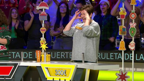 &iexcl;Qu&eacute; maravilla! Mar&iacute;a Jos&eacute; se forra en La ruleta de la suerte con su buena punter&iacute;a