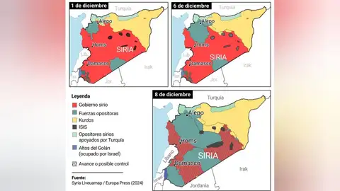 Así fue la ofensiva en Siria Así fue la ofensiva en Siria