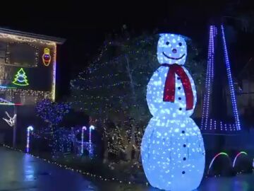 La casa de de A coruña que rivaliza con Vigo en decoración navideña: "luces no faltan"