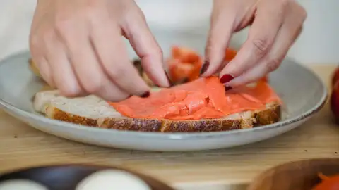 Salmón ahumado Salmón ahumado