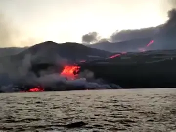Los deltas lávicos formados por el volcán de La Palma Los deltas lávicos formados por el volcán de La Palma