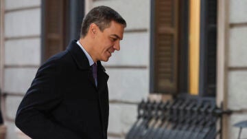 Pedro Sánchez entrando en el Congreso