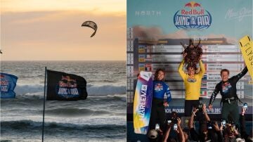 Andrea Principi celebra su victoria en Ciudad del Cabo