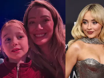 Hilary Duff y su hija, y Sabrina Carpenter Hilary Duff y su hija, y Sabrina Carpenter