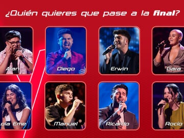 Vota y decide qu&eacute; cuatro talents deben estar en la final de La Voz