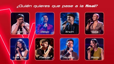 Vota y decide qué cuatro talents deben estar en la final de La Voz
