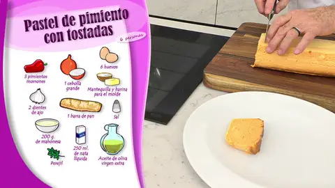 Ingredientes Pastel de pimiento con tostadas Ingredientes Pastel de pimiento con tostadas