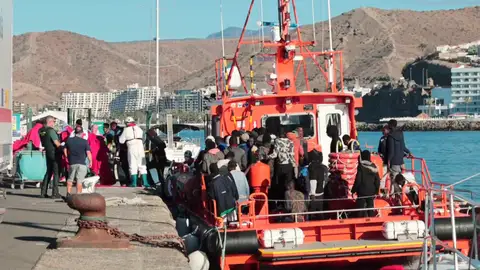 Llegada migrantes Llegada migrantes