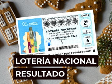 Sorteo Lotería Nacional: Comprobar décimo de hoy sábado 14 de diciembre, en directo