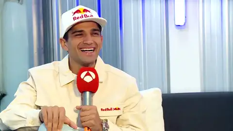 Jorge Martín, sonriente Jorge Martín se somete al test de Antena 3 Deportes