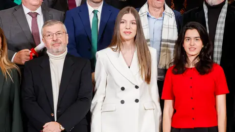 La infanta Sofía en su primer acto institucional en solitario La infanta Sofía en su primer acto institucional en solitario