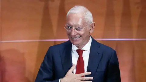 Imagen de archivo del fundador de Mango, Isak Andic Imagen de archivo del fundador de Mango, Isak Andic