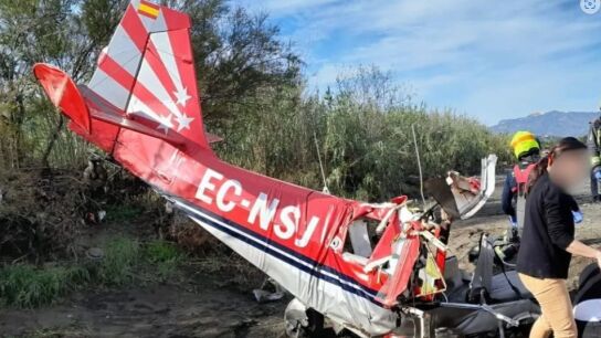 Muere un piloto acrob&aacute;tico en un accidente de avioneta