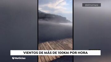 Llega la borrasca Dorothea: fuertes heladas y vientos de 120 km/h que obligan a suspender las clases en Canarias