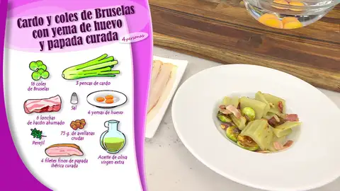 Ingredientes Cardo y coles de Bruselassss Ingredientes Cardo y coles de Bruselassss