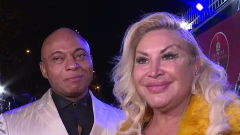 Raquel Mosquera y su marido, Isi Raquel Mosquera y su marido, Isi