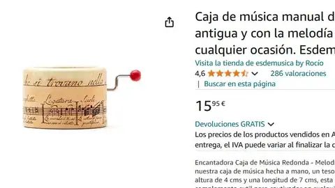 Cajita de música Cajita de música
