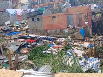 Las islas Mayotte tras el paso del ciclón Chido