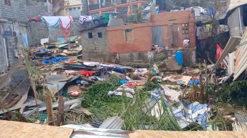 Las islas Mayotte tras el paso del ciclón Chido