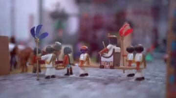 El belén de playmobil que recrea los lugares más característicos de A Coruña