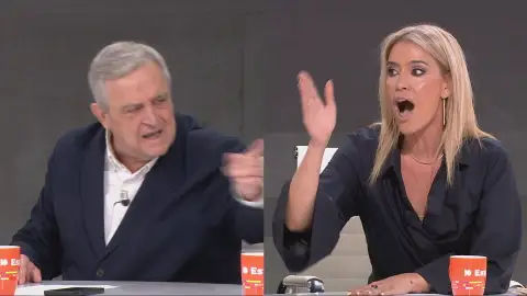 Tensión en directo entre Afra Blanco y Antonio M. Beaumont: "Es que no terminas nunca, hija"