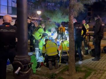 Incendio de una vivienda en San Blas