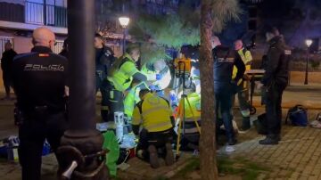 Incendio de una vivienda en San Blas