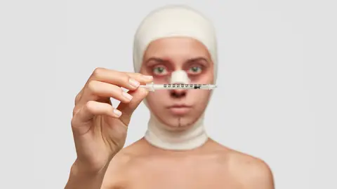 Clienta de tratamiento estético Clienta de tratamiento estético