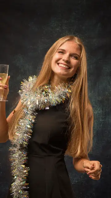 Mujer en Nochevieja Mujer en Nochevieja