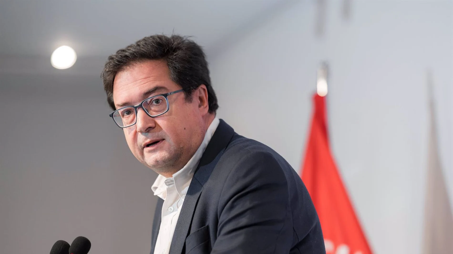 Imagen de Óscar López, secretario general del PSOE madrileño y ministro de Transformación Digital y Función Pública. Imagen de Óscar López, secretario general del PSOE madrileño y ministro de Transformación Digital y Función Pública.