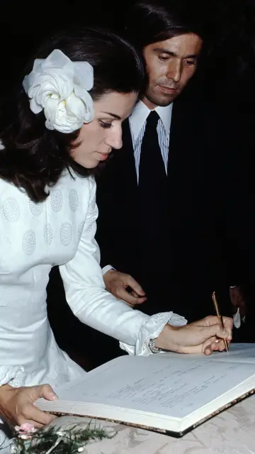 Raphael y Natalia Figueroa el día de su boda Raphael y Natalia Figueroa el día de su boda