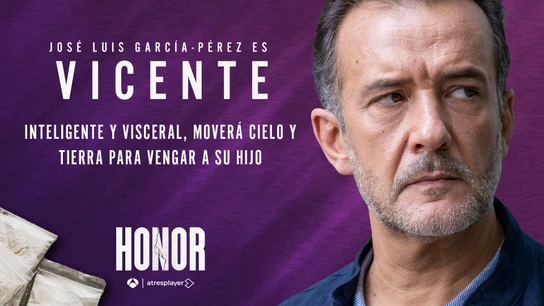 José Luis García-Pérez es el peligroso Vicente Aguilar en Honor José Luis García-Pérez es el peligroso Vicente Aguilar en Honor