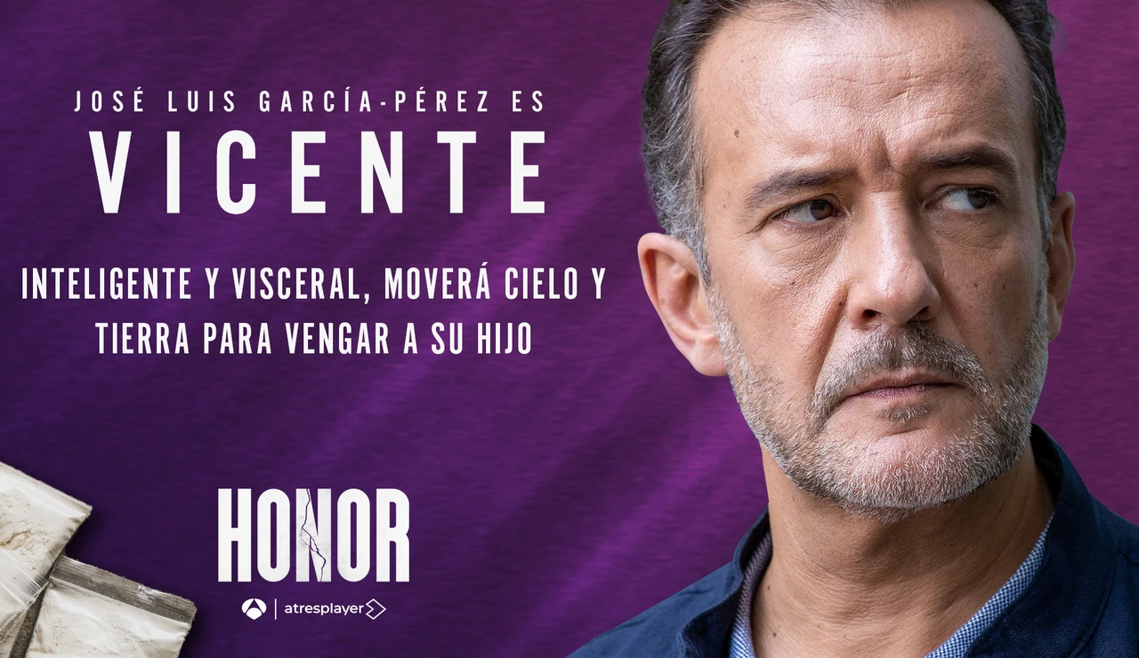 José Luis García-Pérez es el peligroso Vicente Aguilar en Honor