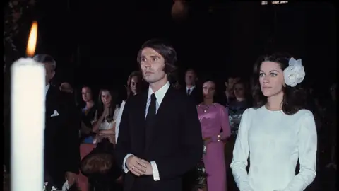 Raphael y Natalia Figueroa el día de su boda Raphael y Natalia Figueroa el día de su boda