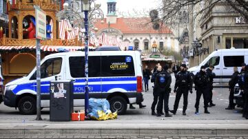 Policía de Alemania en Magdeburgo