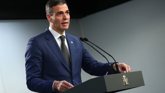 Imagen de archivo del presidente del Gobierno, Pedro Sánchez. El presidente del Gobierno, Pedro Sánchez, ofrece una rueda de prensa tras el Consejo Europeo, a 19 de diciembre de 2024, en Bruselas (Bélgica). Los líderes de la Unión Europea (UE) se han reunido en una cumbre apoyando a Ucrania con el objetivo de incrementar su poder ante una eventual negociación con Rusia, que no se mostraron proclives a precipitar. El presidente del Consejo Europeo, Antonio Costa, afirmó ante la prensa a su llegada a la reunión, a la que ha sido invitado el presidente ucr...