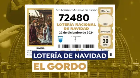 72.480: el Gordo del Sorteo de la Lotería de Navidad 72.480: el Gordo del Sorteo de la Lotería de Navidad