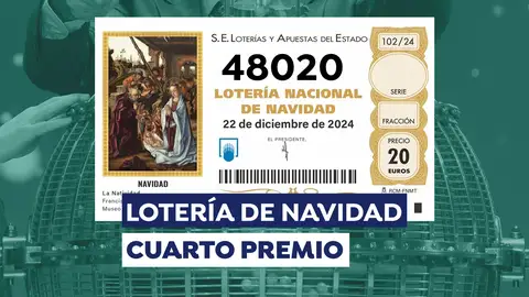 48020, segundo cuarto premio de la Lotería de Navidad 2024 48020, segundo cuarto premio de la Lotería de Navidad 2024