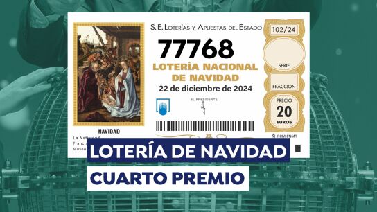Primer cuarto premio de la Loter&iacute;a de Navidad 2024