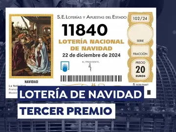 11840, Tercer Premio de la Lotería de Navidad 2024 11840, Tercer Premio de la Lotería de Navidad 2024