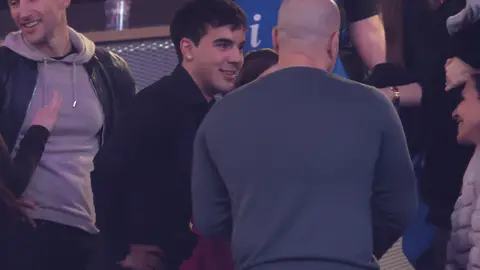 Óscar Casas en el concierto de Ana Mena Óscar Casas en el concierto de Ana Mena