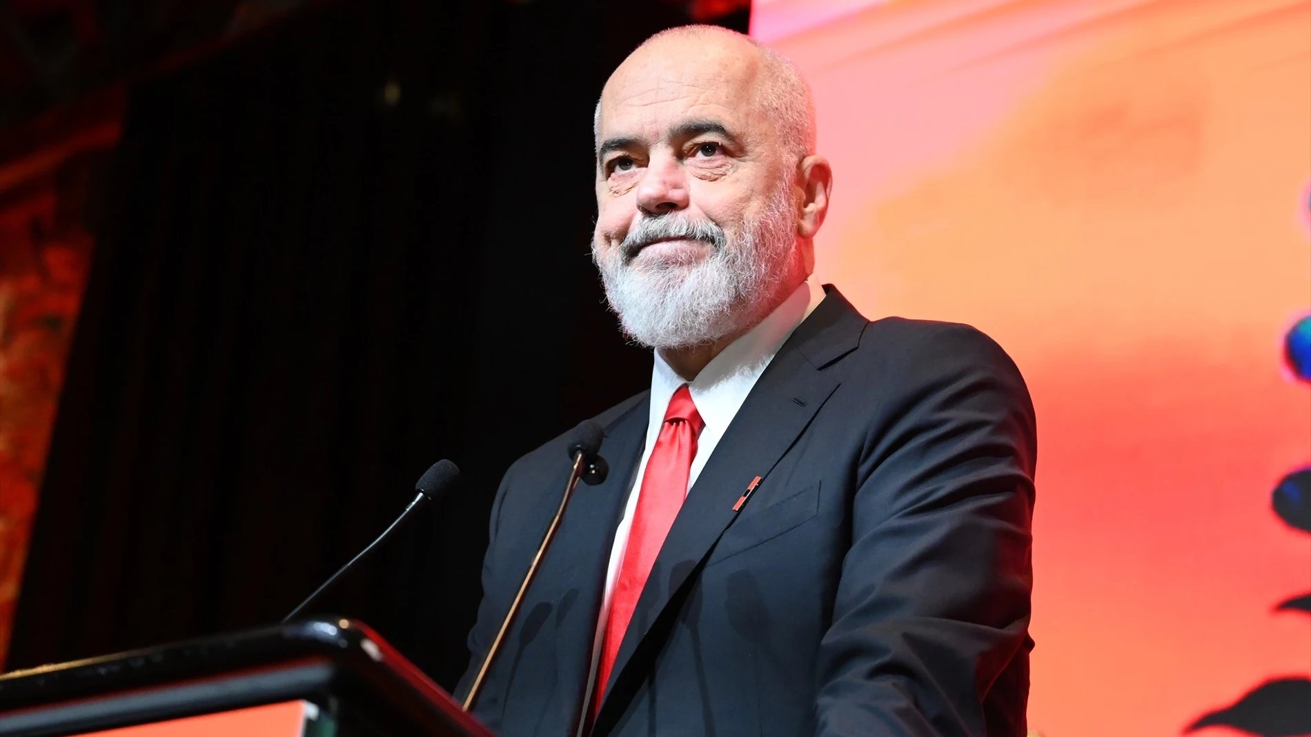 El primer ministro de Albania, Edi Rama El primer ministro de Albania, Edi Rama