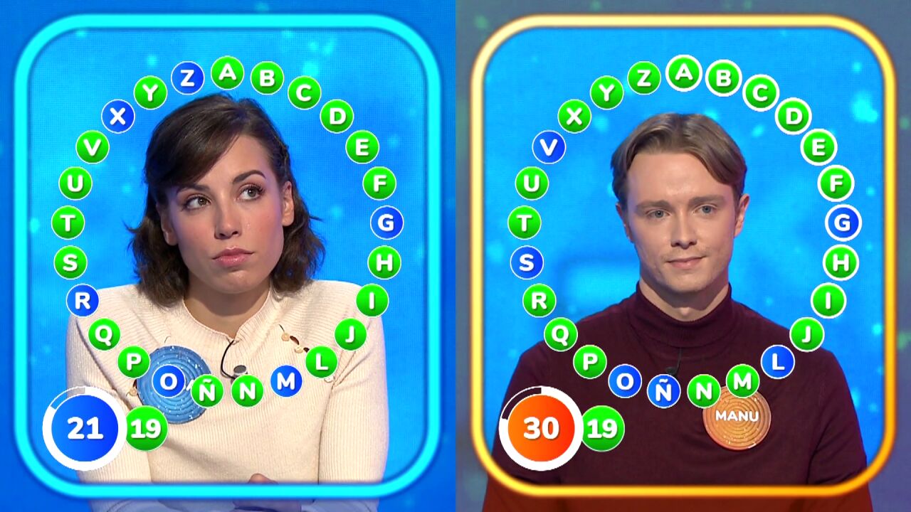 ¡Máxima igualdad! Manu y Rosa protagonizan un tenso pulso en el tramo final  de El Rosco