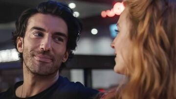 Justin Baldoni y Blake Lively en It Ends With Us