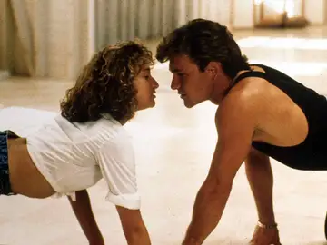 Jennifer Grey y Patrick Swayze como Babe Houseman y Johnny Castle en Dirty Dancing Jennifer Grey y Patrick Swayze como Babe Houseman y Johnny Castle en Dirty Dancing