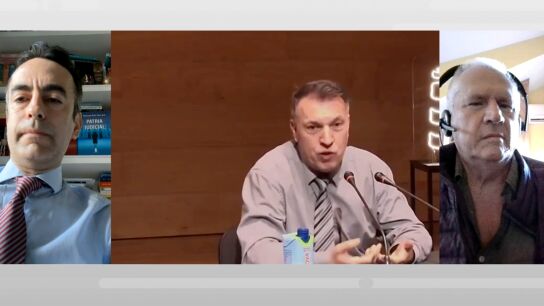 Debate jur&iacute;dico.