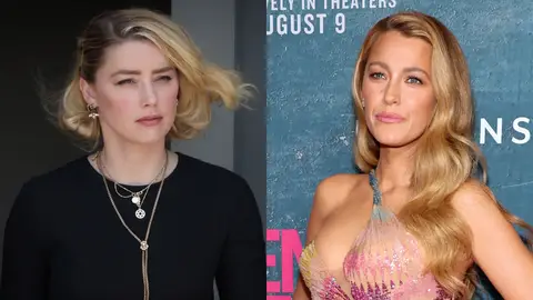 Amber Heard y Blake Lively Amber Heard y Blake Lively