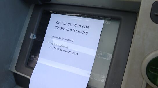 Imagen del banco atracado en M&aacute;laga