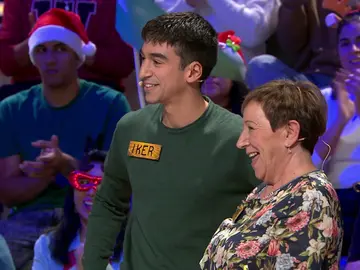 ¡La suerte ha llegado por Navidad!: Iker y Maricruz consiguen adivinar la letra oculta ¡La suerte ha llegado por Navidad!: Iker y Maricruz consiguen adivinar la letra oculta